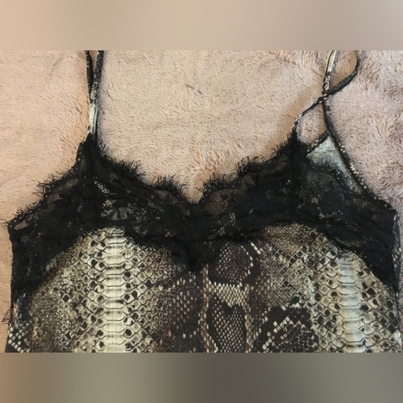 Zara snake print lacy cami - Picture 3 of 5